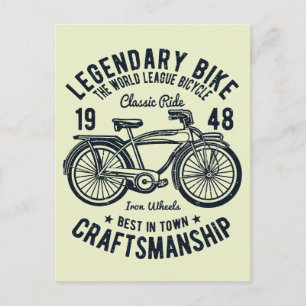 Classic Ride Bicycle Legendary Bike Craftsmanship Briefkaart