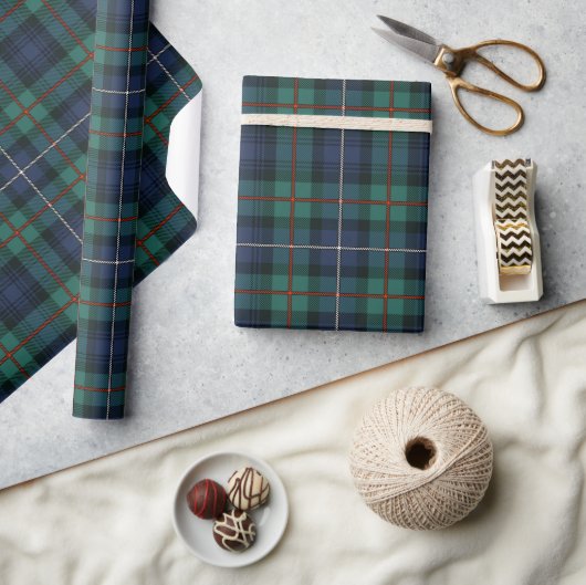 Classic Robertson Groen geruite Tartan Cadeaupapier (Crafts)