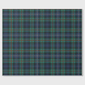 Classic Robertson Groen geruite Tartan Cadeaupapier (Vlak)