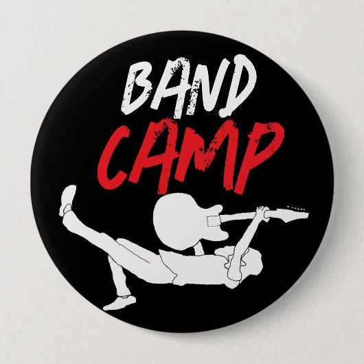 Classic Rock Band Camp Ronde Button 4,0 Cm (Voorkant)