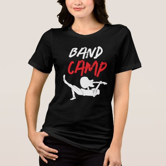Classic Rock Band Camp Tri-Blend Shirt (Voorkant)