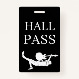 Classic Rock Custom Hall Pass Badge