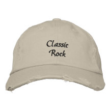 Classic Rock geborduurd honkbal Pet