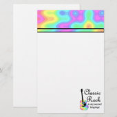 Classic Rock is mijn tweede taal Briefpapier (Voorkant / Achterkant)
