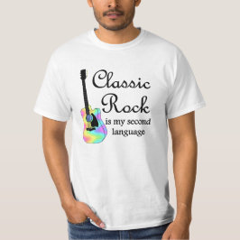 Classic Rock is mijn tweede taal T-shirt