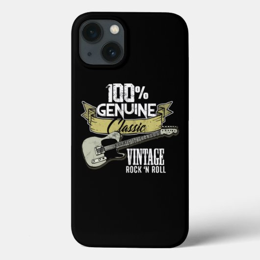 Classic Rock Print Rock en Roll Guitars G Case-Mate iPhone Case (Achterkant)
