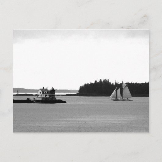 Classic Rockland Harbour-briefkaart Briefkaart (Voorkant)