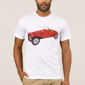Classic rode auto Mannen T-shirt (Voorkant)