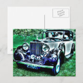 Classic Roll Royce Briefkaart (Voorkant / Achterkant)