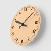 Classic Roman Numerals Ronde Klok (Hoek)