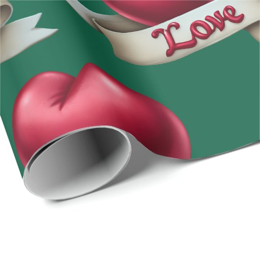 "Classic Romance" Emerald Gift Wrap Cadeaupapier (Rol Hoek)