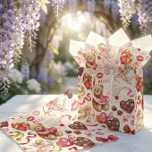 Classic Romance: Vintage Teddy Bear Tissuepapier