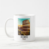 Classic Rome Italy Colosseum Historic Koffiemok (Links)