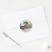 Classic Ronde 1 1/2" DRAGON Sticker (Envelop)