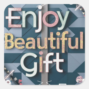 Classic Ronde Sticker Mooi Gratis Cadeauontwerp