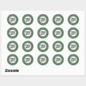 Classic Ronde Sticker Mooi Gratis Cadeauontwerp (Vel)