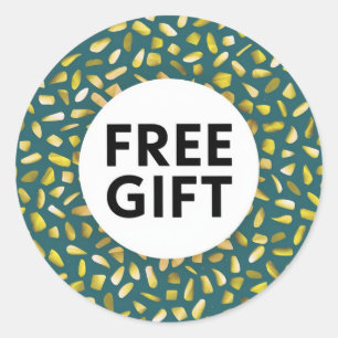 Classic Ronde Sticker Mooi Gratis Cadeauontwerp