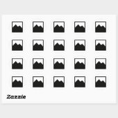 Classic Ronde Sticker Sjabloon (Vel)