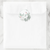 Classic Ronde Stickers, bedankt voor de bestelling Ronde Sticker (Tas)