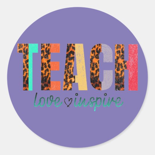 Classic Ronde Stickers school (Voorkant)