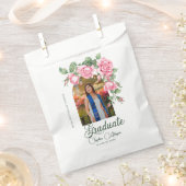 Classic Roos Flower Garden Foto Afstuderen Bedankzakje (Geknipt)