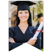 Classic Roos Flower Garden Foto Afstuderen Vlaggetjes (Derde vlag)