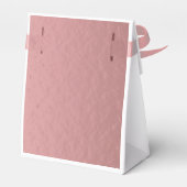 Classic Roos Gold minimalistisch design Feestdagen Bedankdoosjes (Achterkant)