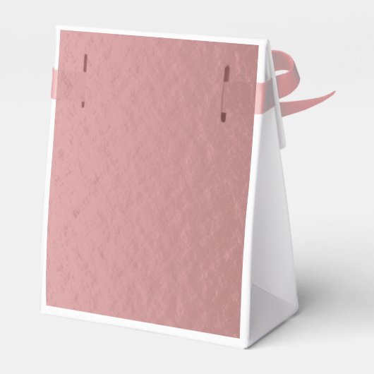 Classic Roos Gold minimalistisch design Feestdagen Bedankdoosjes (Achterkant)