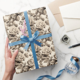 Classic Roos Petal Cadeaupapier