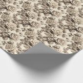 Classic Roos Petal Cadeaupapier (Hoek)