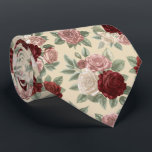 Classic Rose Garden Floral Pattern Stropdas<br><div class="desc">A timeless rose garden floral pattern featuring elegant blooming roses and soft greenery. This romantic and classic design is perfect for weddings,  formal events,  seasonal celebrations,  and elegant styling.</div>