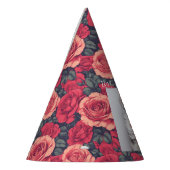 Classic Rose Themed Her Birthday Feesthoedjes (Links)