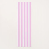 Classic Rose Vertical Stripped Yoga Mat (Achterkant)
