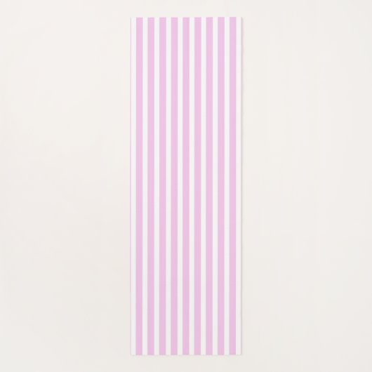 Classic Rose Vertical Stripped Yoga Mat (Achterkant)