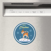 Classic Round Gepersonaliseerd kerstmis Magneet (Insitu (Vaatwasser))