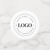 Classic Round Logo Custom Business Company Party Confetti (Kleine voorkant)