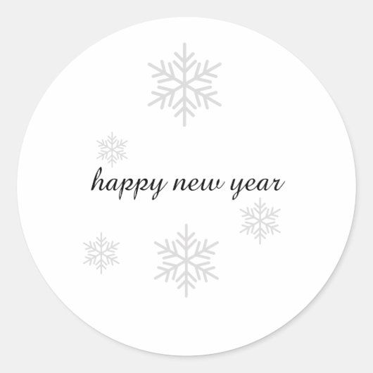 Classic Round Sticker (Voorkant)