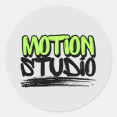 Classic Round Stickers  (Voorkant)