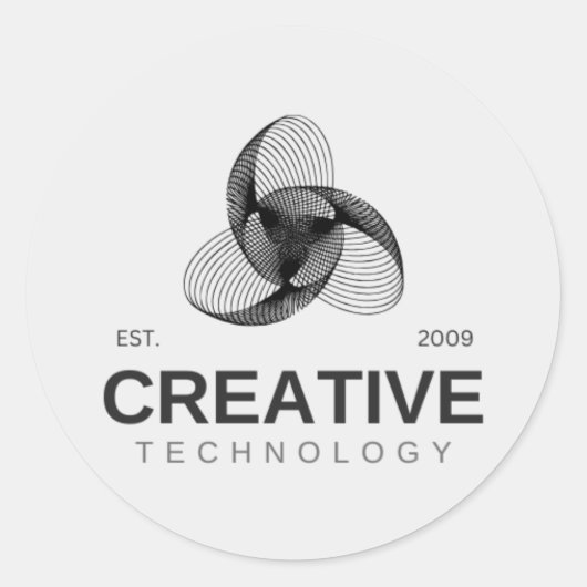 Classic Round Stickers (Voorkant)