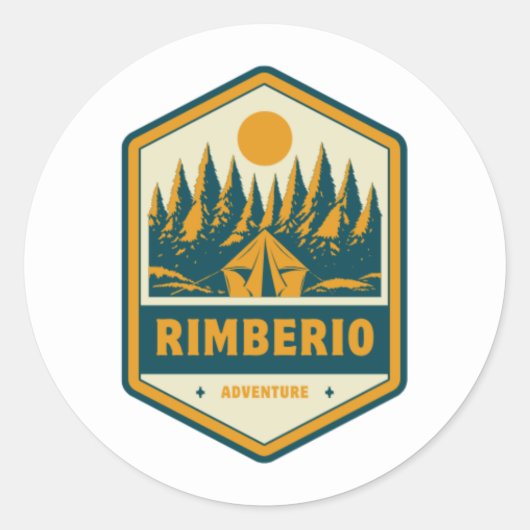 Classic Round Stickers  (Voorkant)