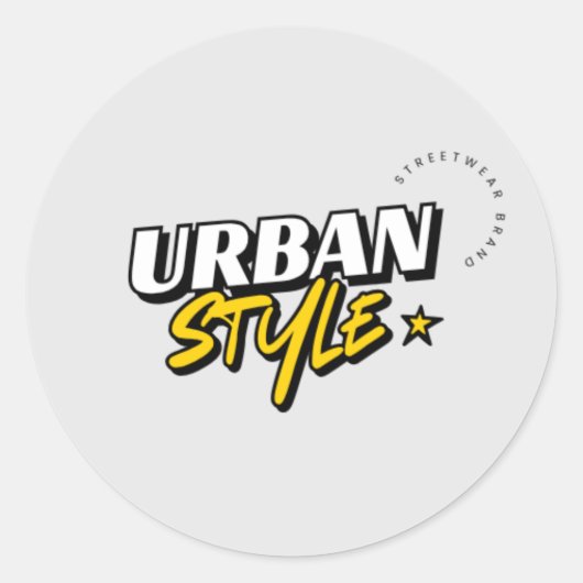 Classic Round Stickers  (Voorkant)