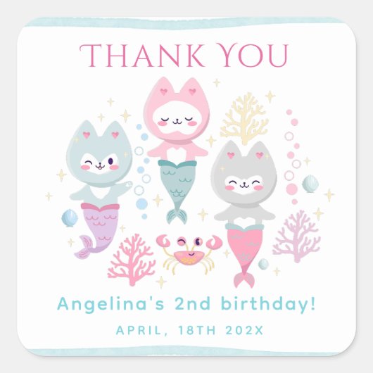 Classic Round Stickers verjaardagsfeestje. (Voorkant)