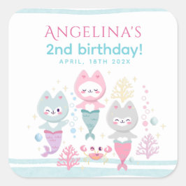 Classic Round Stickers verjaardagsfeestje.