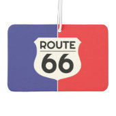Classic Route 66 snelweg logo teken aangepaste aut Luchtverfrisser (Achterkant)
