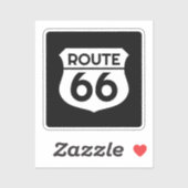 Classic Route 66 snelweg teken logo vinyl sticker (Vel)