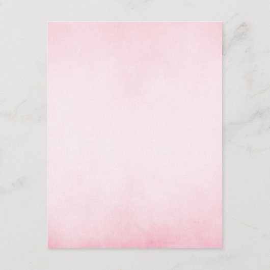 Classic Roze Baby Carriage Bord Decoratie Informatiekaartje (Achterkant)