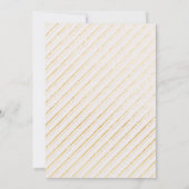 Classic Roze en Goud Lijst Foto Opslaan De Datum Save The Date (Achterkant)