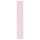Classic Roze en Wit Plaid Tafelloper (Voorkant)