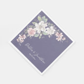 Classic Roze & Ivoor Rozen Bloemen Servet (Hoek)