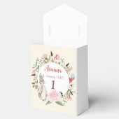 Classic Roze Peter Konijn Bloemen Verjaardag Bedankdoosjes (Geopend)